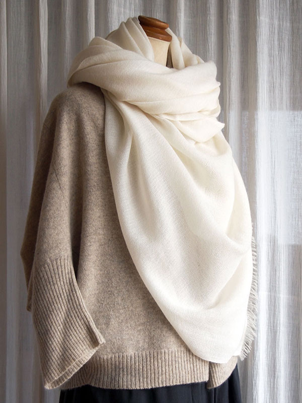 NATURAL BEAUTY BASIC（ナチュラルビューティーベーシック）の「◇ピュアカシミヤライトストール（ストール/ショール）」 - WEAR